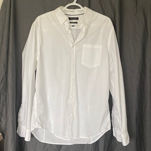 Banana Republic button down white shirt